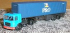 847 PSK Modelbouw Tractor trailer MAN with 40' container "P&O"